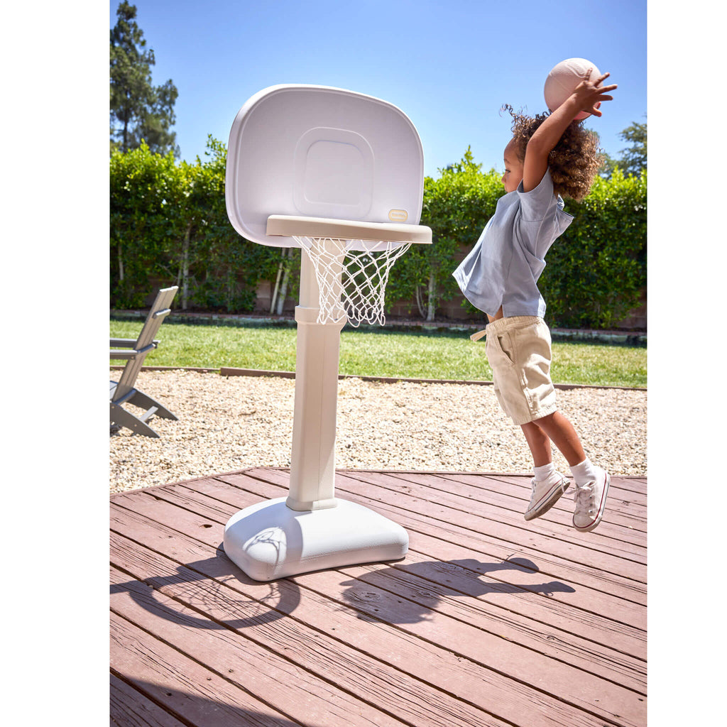 Cloud Collection™ TotSports™ Easy Score™ Basketball Set with 3 Basketballs - Image 2