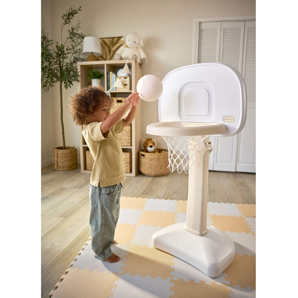 Cloud Collection™ TotSports™ Easy Score™ Basketball Set with 3 Basketballs - Image 3