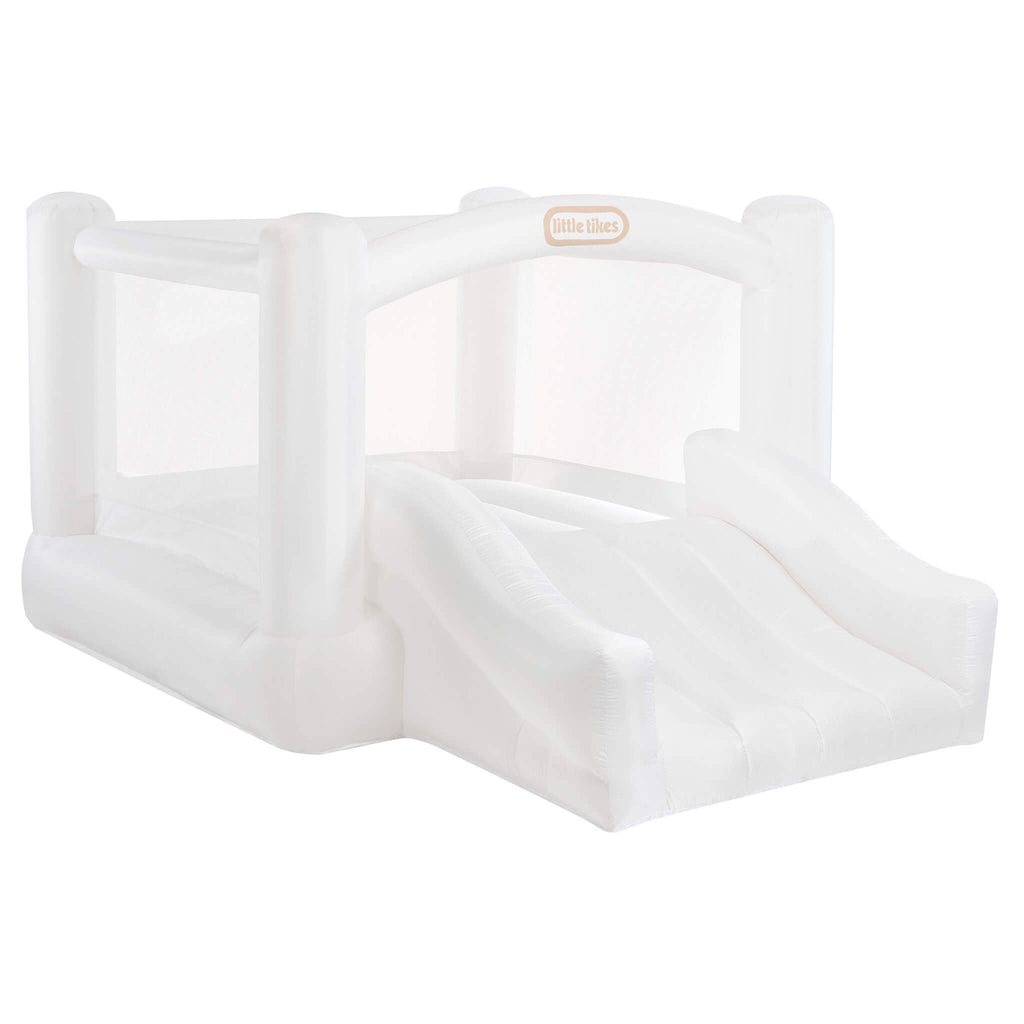 Cloud Collection™ White Jr. Jump 'n Slide™ Bouncer - Image 1
