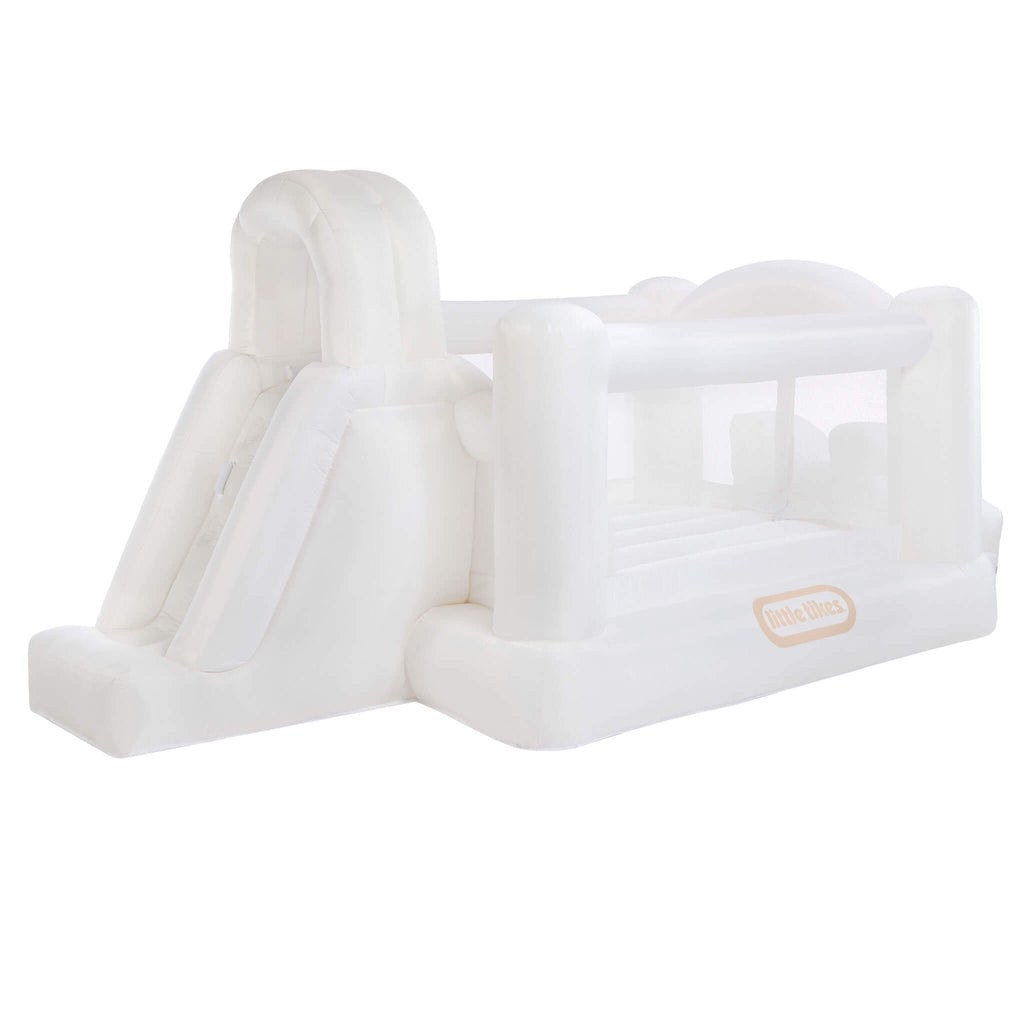 Cloud Collection™ Jump ‘n Double Slide Bouncer – White - Image 6